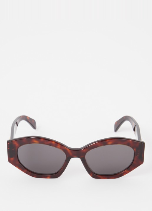 Celine Triomphe zonnebril CL40238BU - detail kastanjebruin
