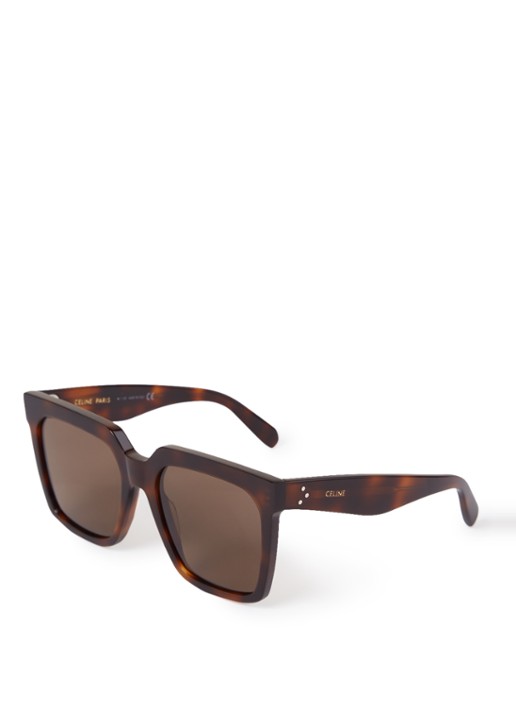 Celine Zonnebril gepolariseerd CL4055IN  - voorkant 3 donkerbruin