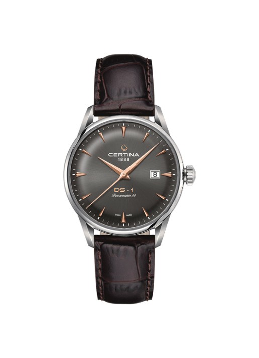 Certina Certina Horloge DS1 Powermatic80 C0298071608101 - voorkant bruin