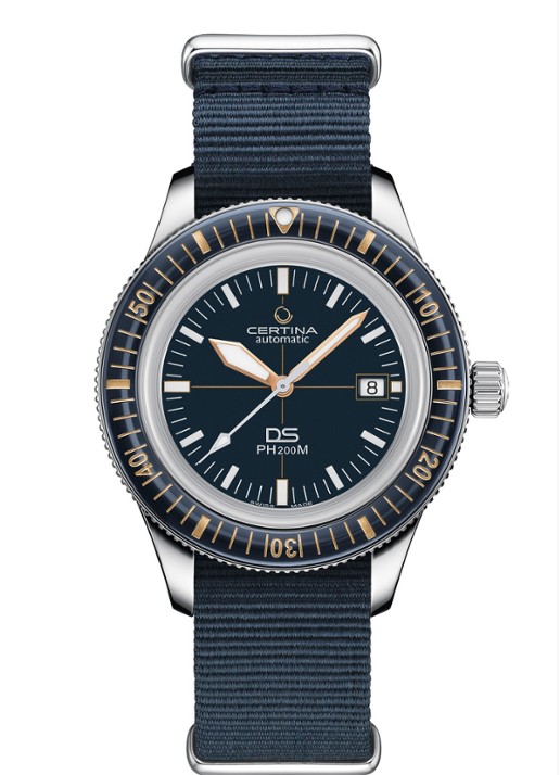 Certina DS PH200M horloge C0364071804000 - voorkant zilver