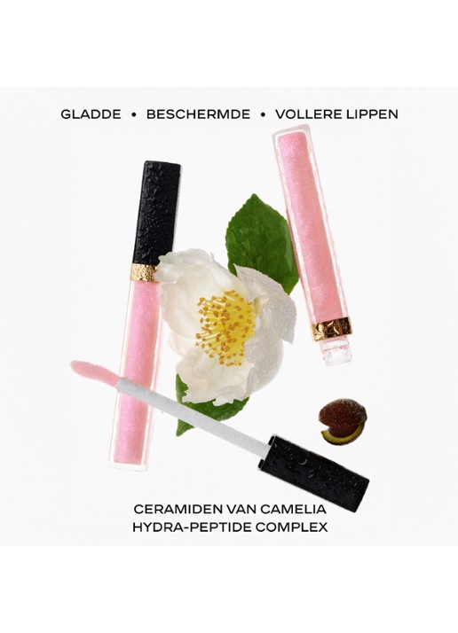 CHANEL HYDRATERENDE EN GLADSTRIJKENDE HOOGGLANS GLOSS - detail 3 446 nacre