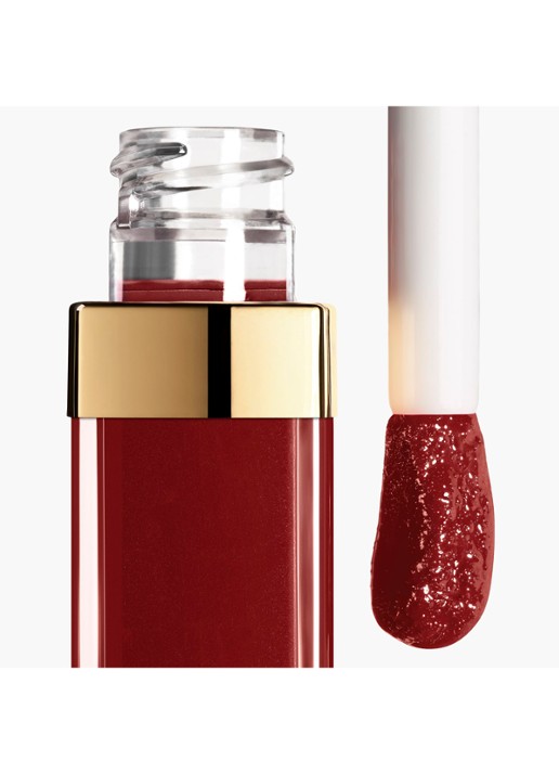 CHANEL HYDRATERENDE EN GLADSTRIJKENDE HOOGGLANS GLOSS - voorkant 2 454 inimitable