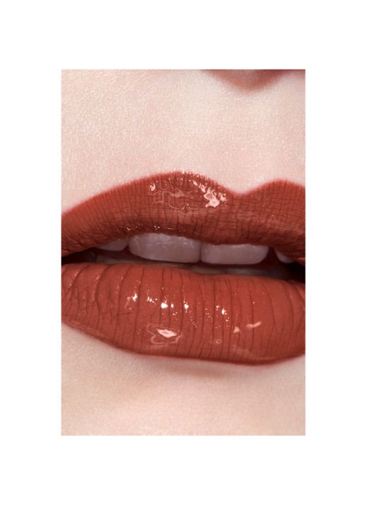 CHANEL LANGHOUDEND LIPPENDUO - detail 5 196 red brown