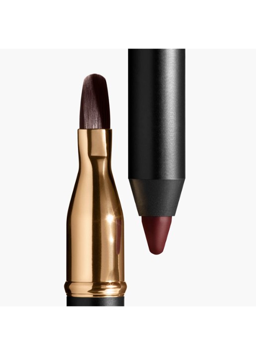 CHANEL LANGHOUDEND LIPPENPOTLOOD  - achterkant 7 194 rouge noir 