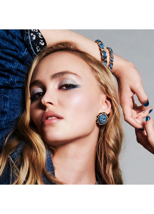 CHANEL LANGHOUDEND OOGCONTOURPOTLOOD, EYELINER EN OOGPOTLOOD - detail 3 bleu twill