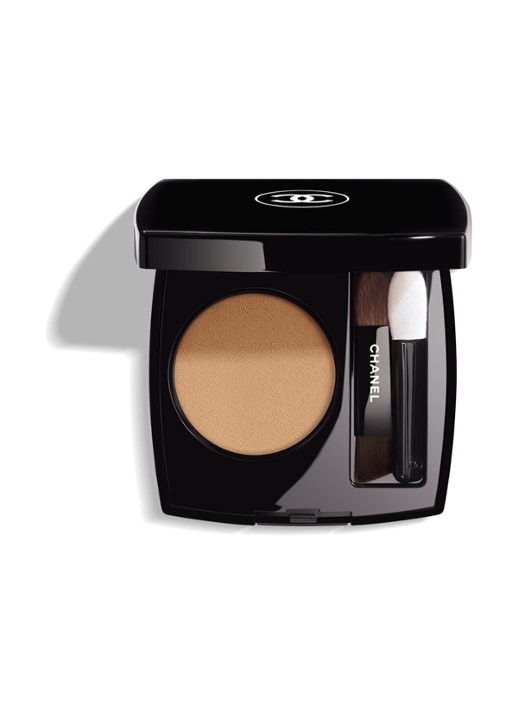 CHANEL MULTIFUNCTIONELE LANGHOUDENDE OOGSCHADUW - voorkant 242 beige suede