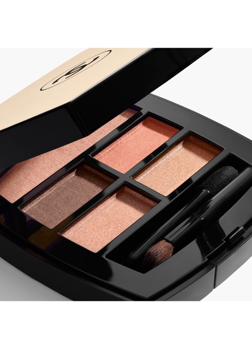 CHANEL OOGSCHADUWPALET VOOR EEN NATUURLIJK STRALENDE TEINT - achterkant 7 warm 