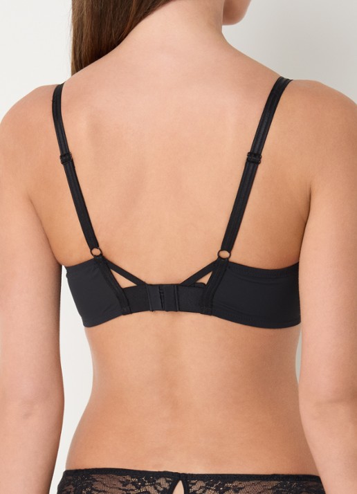 Chantelle Beugel bh met kant - achterkant 3 zwart