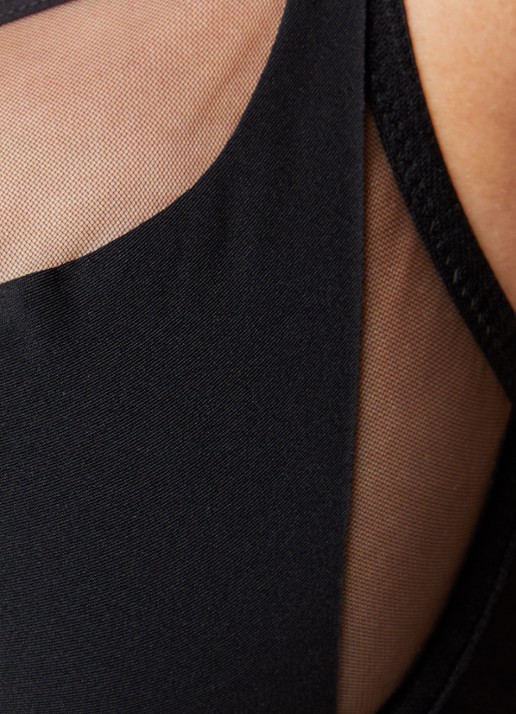 Chantelle Beugel bh van mesh - detail 5 zwart