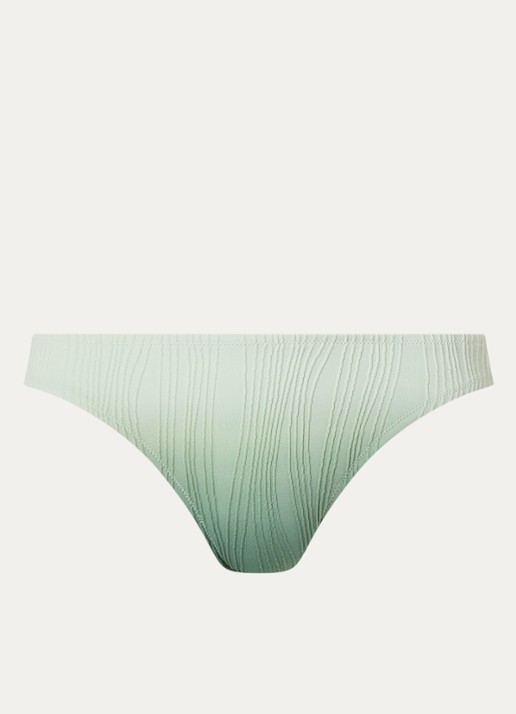Chantelle Bikinislip met structuur - voorkant 3 groen