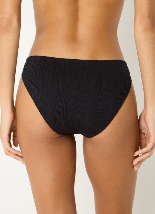 Chantelle Bikinislip met structuur - achterkant 5 zwart