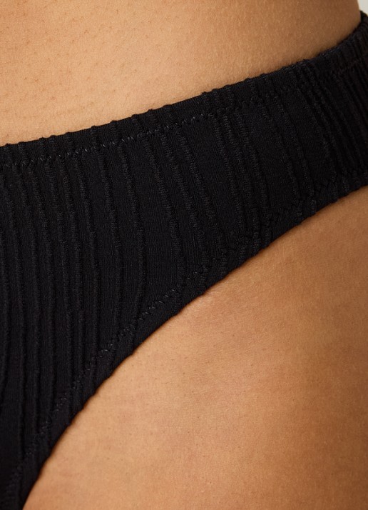 Chantelle Bikinislip met structuur - detail 4 zwart