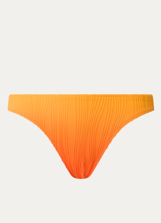 Chantelle Bikinislip met structuur - voorkant 4 oranjerood