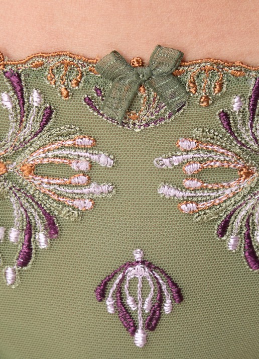 Chantelle Champs Elysees tanga van kant - detail 5 groen