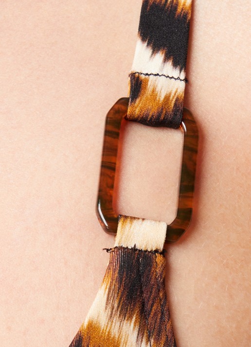 Chantelle Corrigerend badpak met tijgerprint - detail 5 bruin