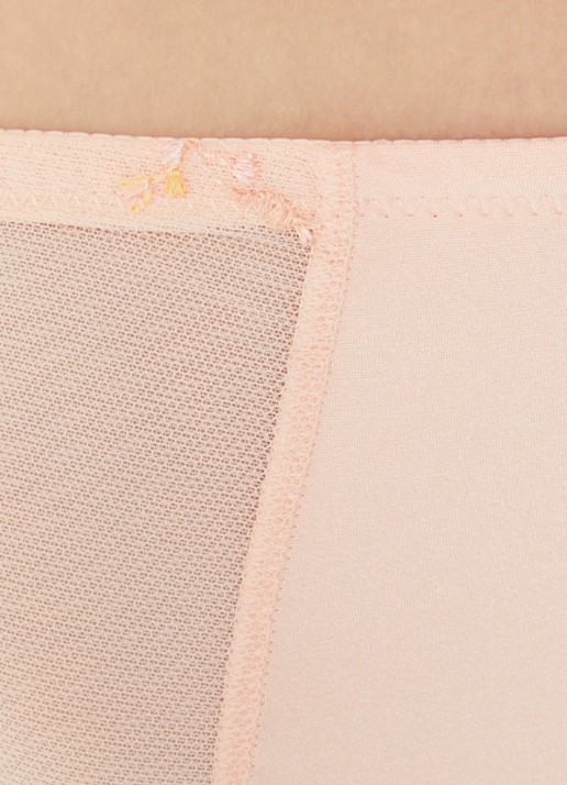 Chantelle Every Curve high waisted slip met borduring - detail 3 zalmroze
