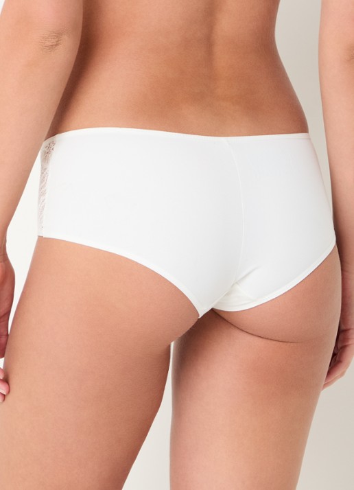 Chantelle Floral Touch shorty met kant - achterkant 5 wit