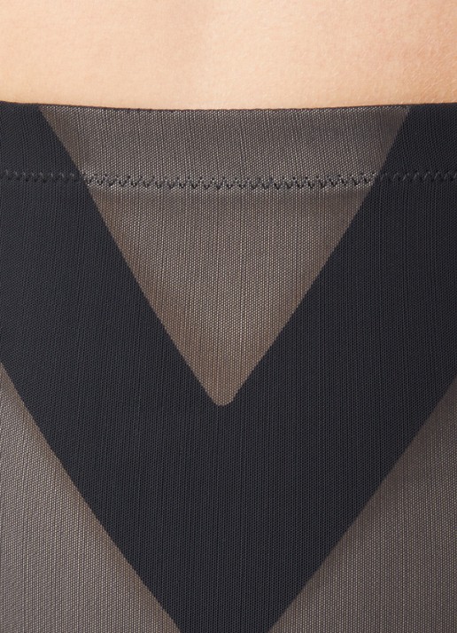 Chantelle Glam Shaping high waisted corrigerende slip - detail 4 zwart