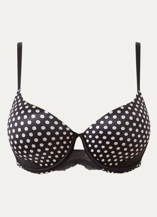Chantelle Gloss voorgevormde T-shirt bh met stippenprint