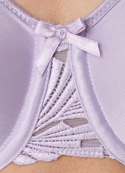 Chantelle Hedona beugel bh met borduring - detail 2 lavendel