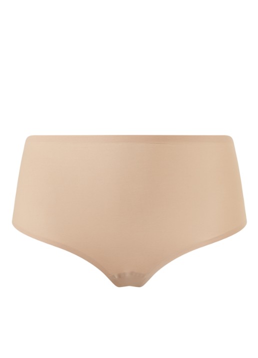 Chantelle High waisted naadloze string - voorkant beige
