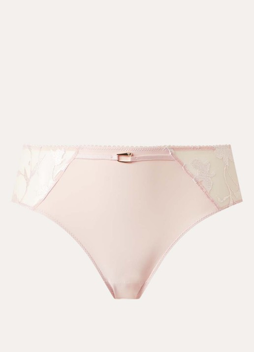 Chantelle Hipster met details van kant - voorkant lichtroze