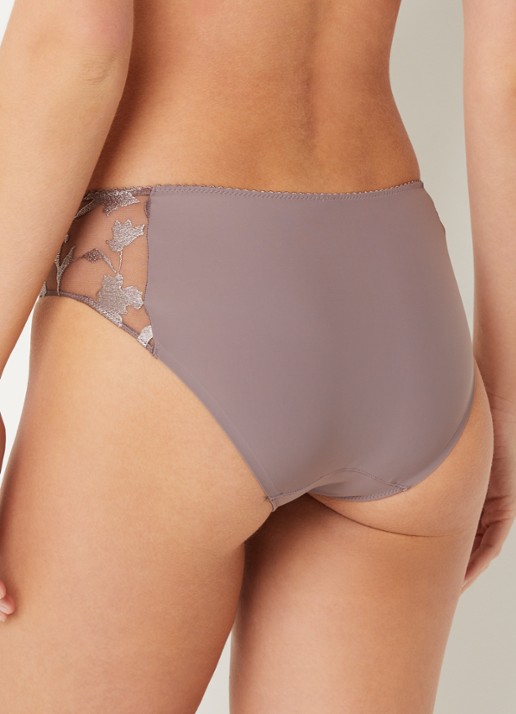 Chantelle Hipster met details van kant - achterkant 5 taupe