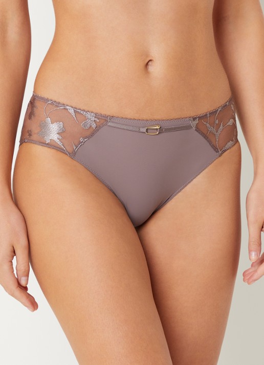 Chantelle Hipster met details van kant - voorkant 4 taupe