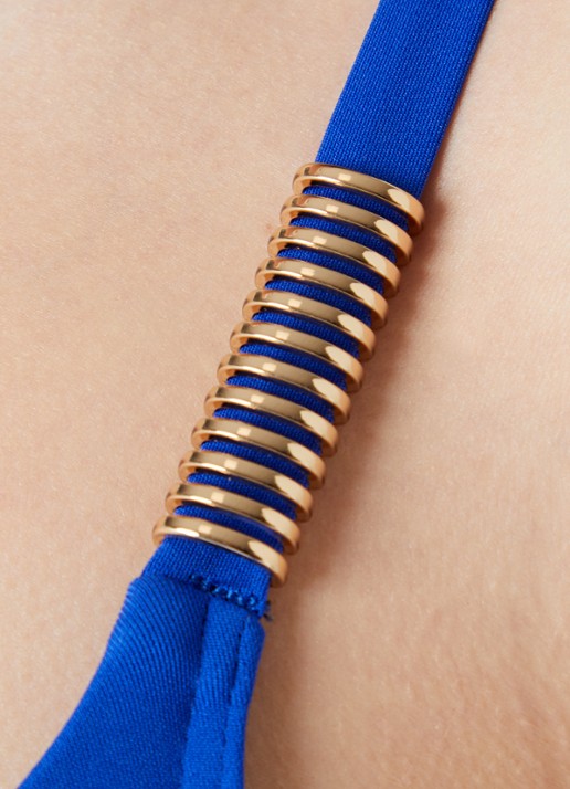 Chantelle Icon badpak met beugel - detail 4 kobaltblauw
