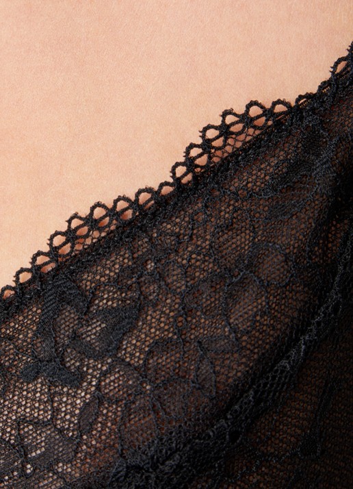 Chantelle Kiss beugel bh van kant - detail 6 zwart