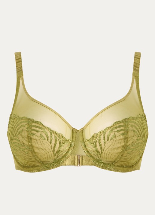 Chantelle Legend beugel bh van mesh - voorkant 3 groen