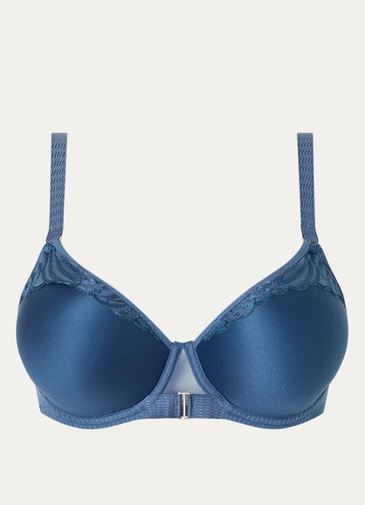 Chantelle Legend voorgevormde bh met beugel - voorkant 4 donkerblauw