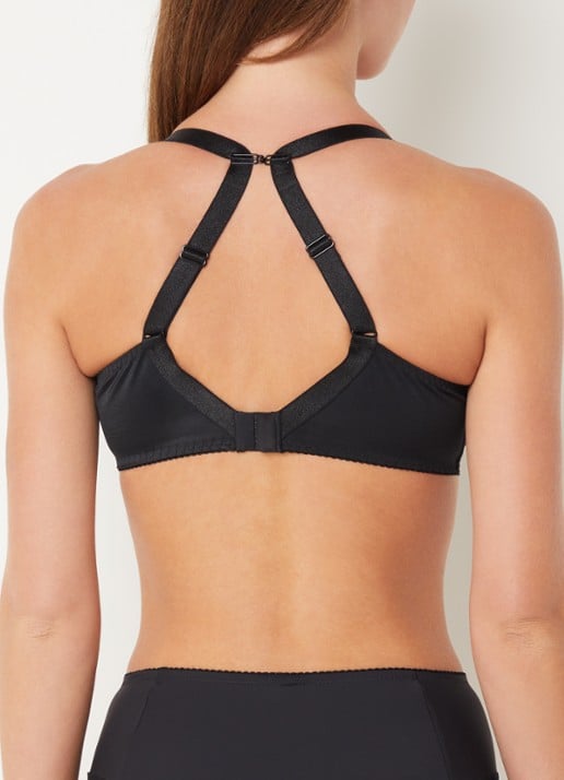 Chantelle Majestic beugel bh van mesh met borduring - detail 5 zwart