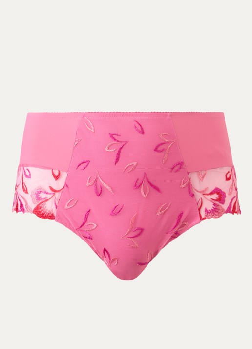 Chantelle Majestic high waisted hipster met bloemborduring
