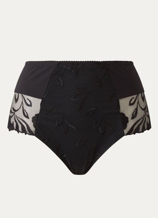 Chantelle Majestic high waisted hipster met bloemborduring
