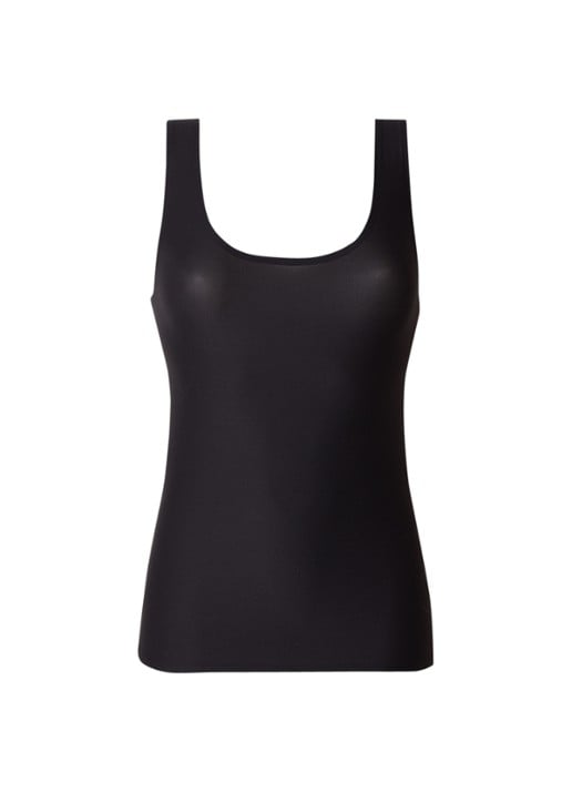 Chantelle Naadloze tanktop - voorkant zwart