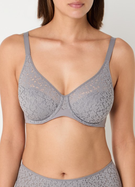 Chantelle Norah beugel bh van kant - detail taupe