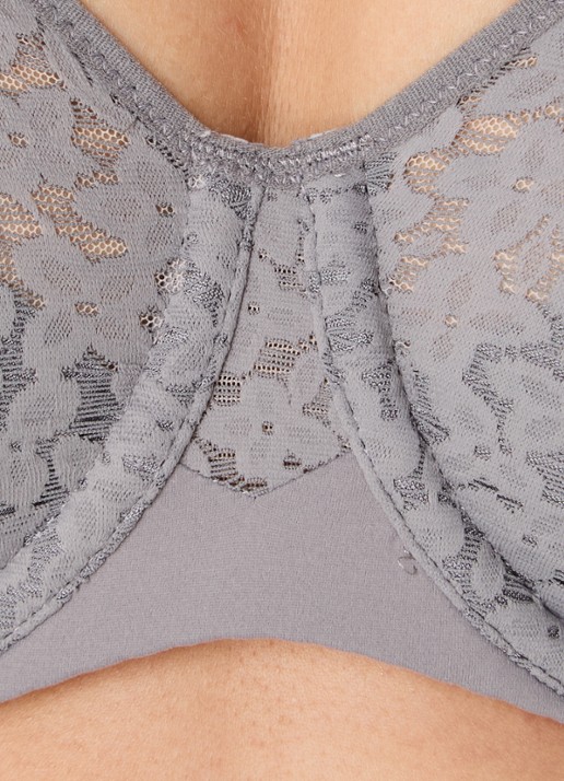 Chantelle Norah beugel bh van kant - detail 2 taupe