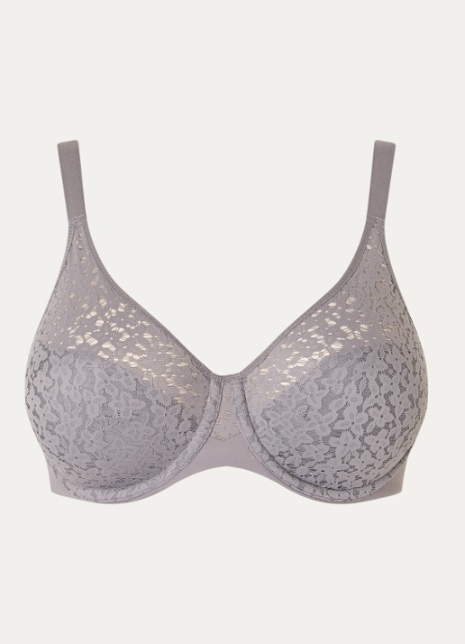 Chantelle Norah beugel bh van kant - voorkant 3 taupe