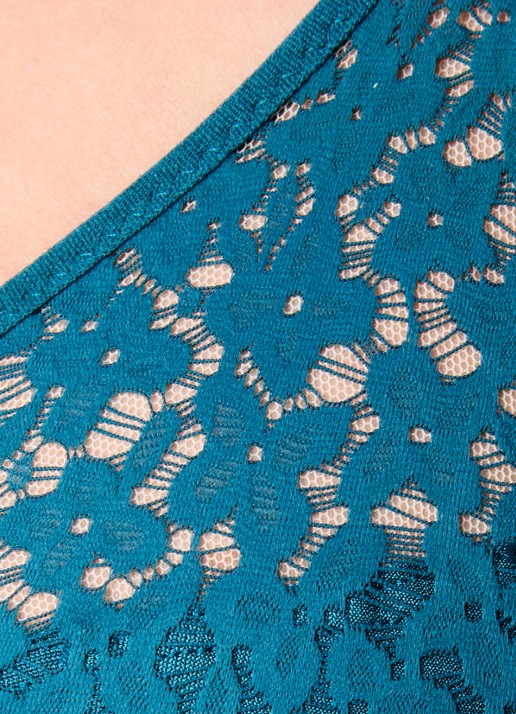 Chantelle Norah beugel bh van kant - detail 4 donkergroen
