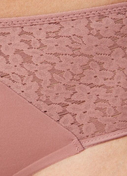 Chantelle Norah shorty met kant - detail 3 oudroze