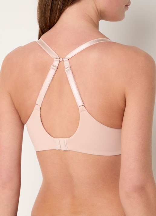 Chantelle Norah voorgevormde beugel bh met mesh - detail 2 lichtroze