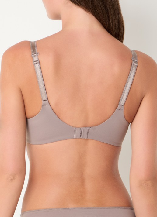 Chantelle Norah voorgevormde beugel bh met mesh - achterkant 6 taupe