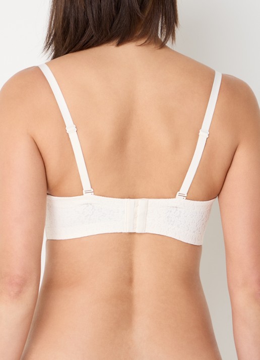 Chantelle Norah voorgevormde strapless bh met afneembare bandjes - achterkant 6 gebroken wit