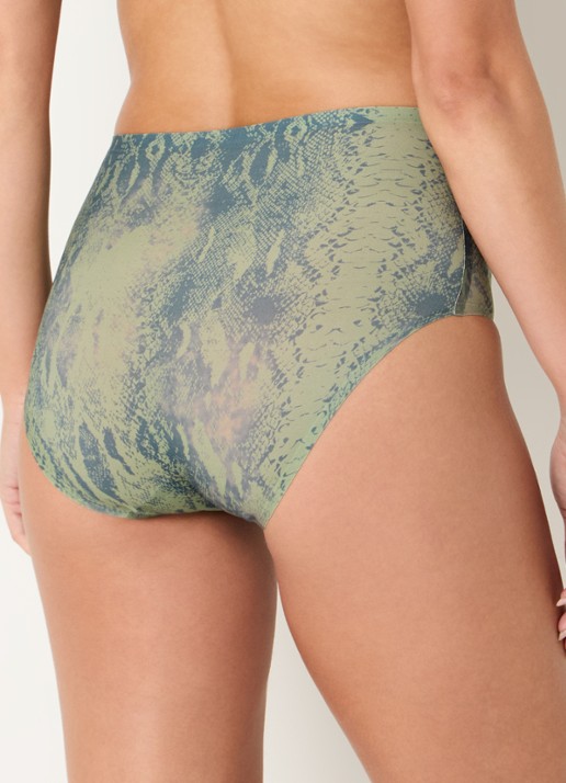 Chantelle One-size-fits-all high waisted naadloze slip - achterkant 5 groen