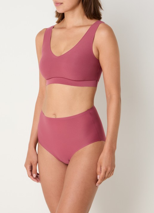 Chantelle One-size-fits-all high waisted naadloze slip - voorkant 3 parelmoer