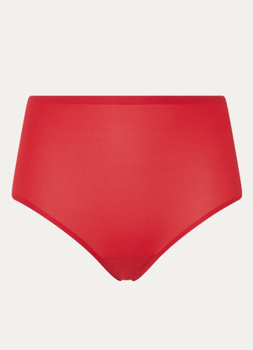 Chantelle One-size-fits-all high waisted naadloze slip - voorkant 4 rood