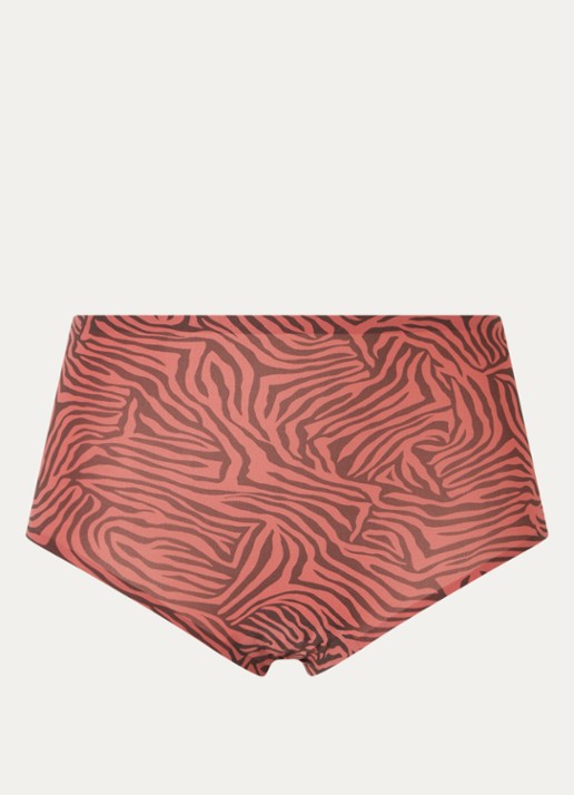Chantelle One-size-fits-all high waisted naadloze slip - voorkant steenrood