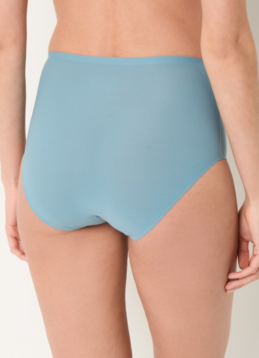 Chantelle One-size-fits-all high waisted naadloze slip - achterkant turquoise