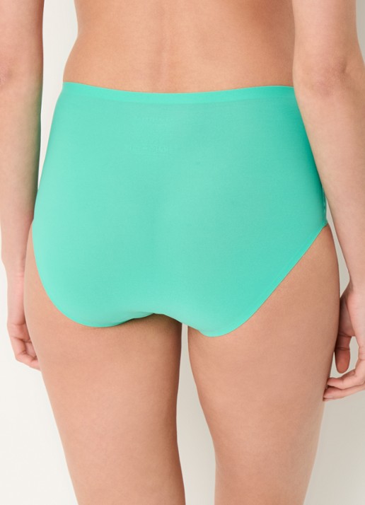 Chantelle One-size-fits-all high waisted naadloze slip - achterkant 4 zeegroen